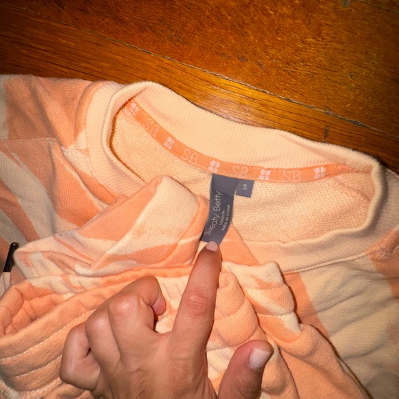 Sweaty Betty sweat set, coral - Picture 6 of 8